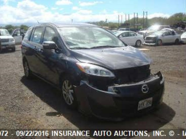 JM1CW2BL6E0165881 - 2014 MAZDA 5 SPORT GRAY photo 1