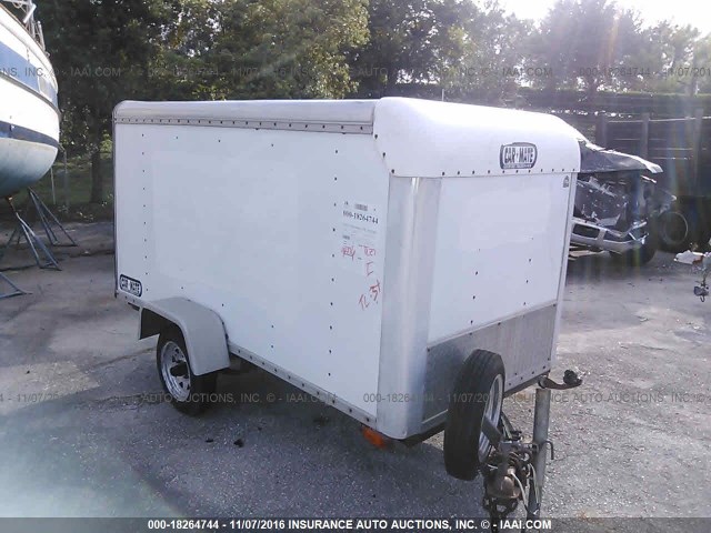 5A3C408S8YL000398 - 2000 CARMATE UTILITY TRAILER 12FT  WHITE photo 1