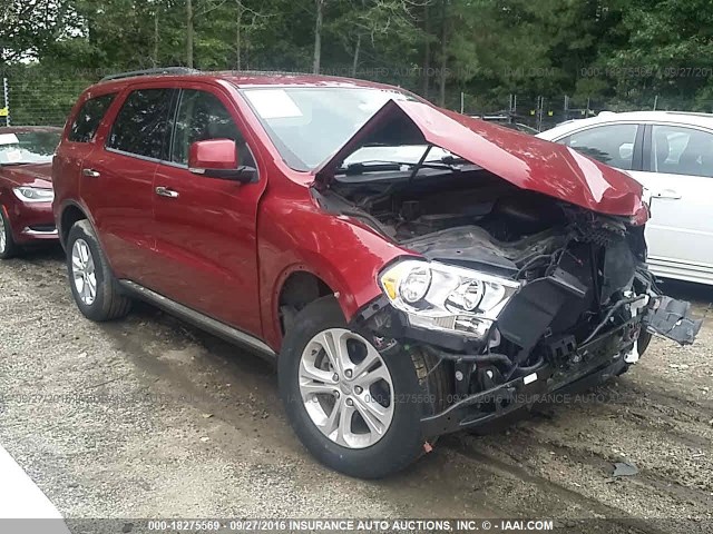 1C4RDJDG1DC675644 - 2013 DODGE DURANGO CREW RED photo 1