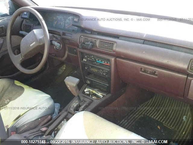 JT2SV21E4H3138191 - 1987 TOYOTA CAMRY DLX MAROON photo 5