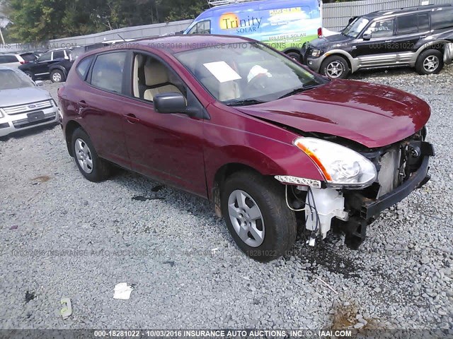 JN8AS58V09W187685 - 2009 NISSAN ROGUE S/SL RED photo 1