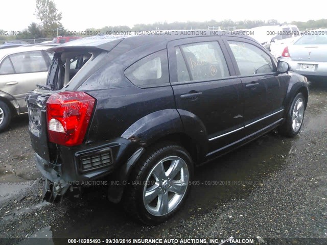 1B3CB9HB3BD129834 - 2011 DODGE CALIBER UPTOWN BLACK photo 4