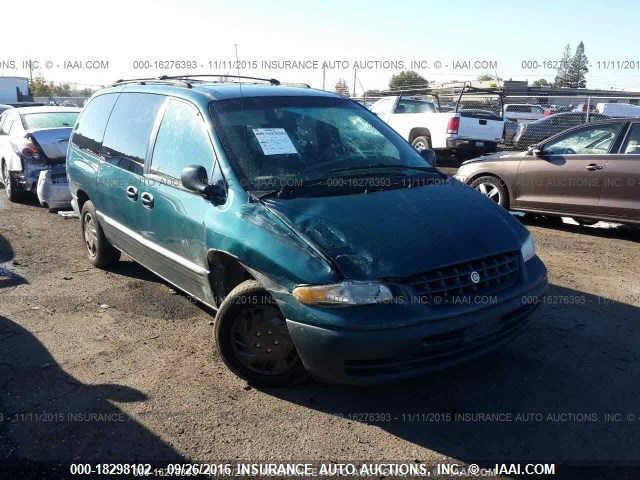 1C4GJ44RXYB788586 - 2000 CHRYSLER GRAND VOYAGER SE GREEN photo 1