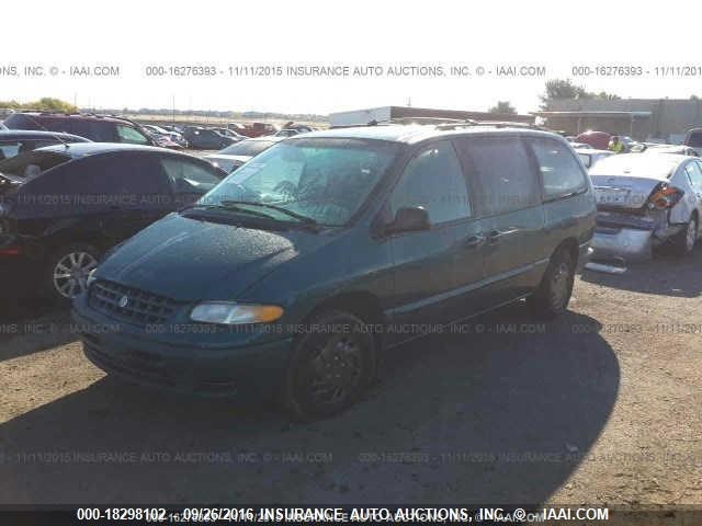 1C4GJ44RXYB788586 - 2000 CHRYSLER GRAND VOYAGER SE GREEN photo 2