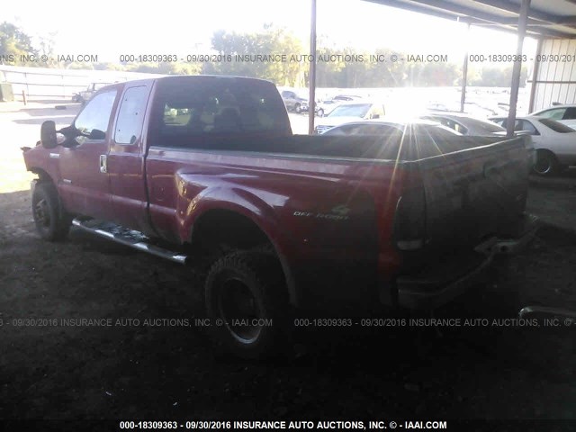 1FTWX33PX6EA79818 - 2006 FORD F350 RED photo 3