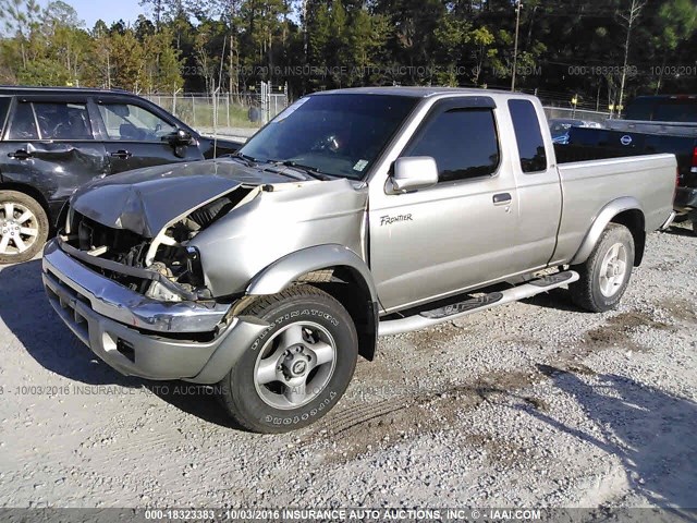 1N6ED26T4YC396643 - 2000 NISSAN FRONTIER KING CAB XE/KING CAB SE BROWN photo 2