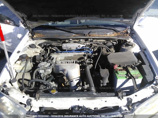 4T1BG22K81U828284 - 2001 TOYOTA CAMRY CE/LE/XLE WHITE photo 10
