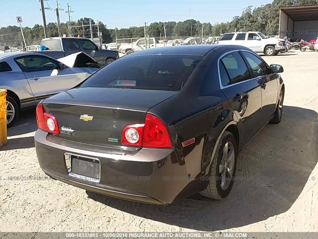 1G1ZC5EU5BF160116 - 2011 CHEVROLET MALIBU 1LT GRAY photo 4