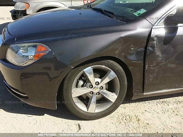 1G1ZC5EU5BF160116 - 2011 CHEVROLET MALIBU 1LT GRAY photo 6