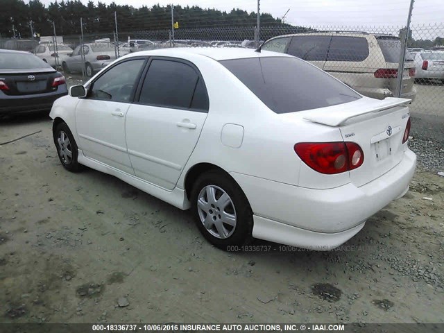 2T1BR30E48C878494 - 2008 TOYOTA COROLLA CE/LE/S WHITE photo 3