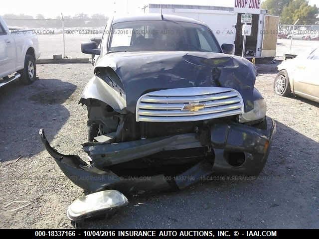 3GNCA13B79S629023 - 2009 CHEVROLET HHR LS GRAY photo 6