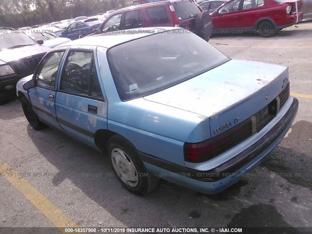 1G1LT5347PY177777 - 1993 CHEVROLET CORSICA LT BLUE photo 3