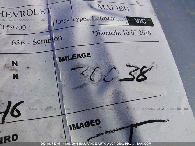 1G11B5SL9EF159700 - 2014 CHEVROLET MALIBU LS 银色 照片 7