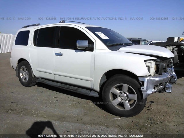 5N1AA08A14N714142 - 2004 NISSAN ARMADA SE/LE WHITE photo 1