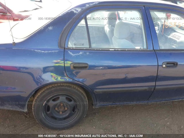 1Y1SK5285WZ417715 - 1998 CHEVROLET GEO PRIZM LSI BLUE photo 6