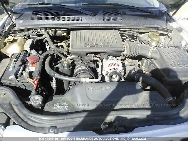 1J4GW48N74C382711 - 2004 JEEP GRAND CHEROKEE LAREDO/COLUMBIA/FREEDOM 银色 照片 10