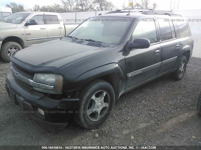 1GNET16S646235931 - 2004 CHEVROLET TRAILBLAZER EXT LS/EXT LT BLACK photo 2