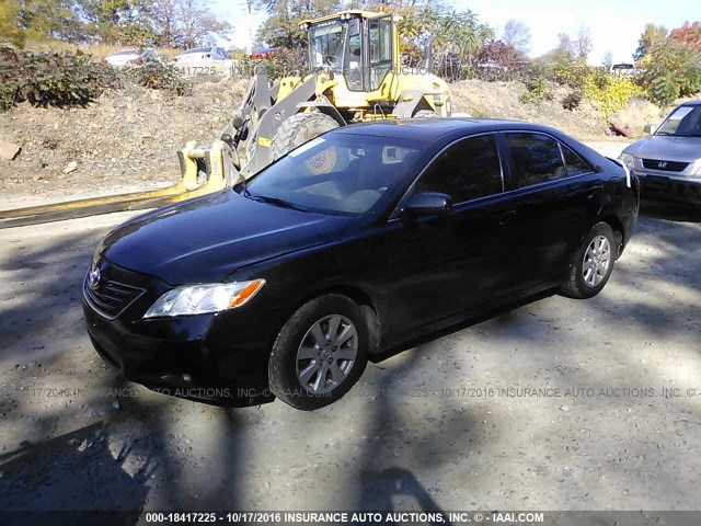 4T1BK46K67U535299 - 2007 TOYOTA CAMRY NEW GENERAT LE/XLE/SE BLACK photo 2