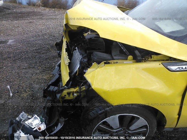 KNDJX3A51E7015066 - 2014 KIA SOUL ! YELLOW photo 6