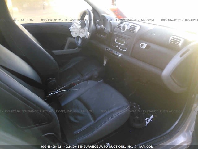 WMEEJ31X58K161574 - 2008 SMART FORTWO PURE/PASSION ORANGE photo 5