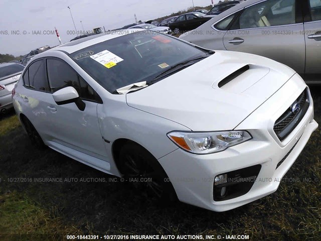 JF1VA1D69F9826198 - 2015 SUBARU WRX PREMIUM WHITE photo 1