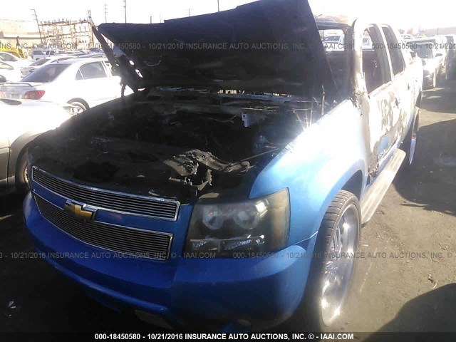 3GNEC12J47G115805 - 2007 CHEVROLET AVALANCHE C1500 BLUE photo 2