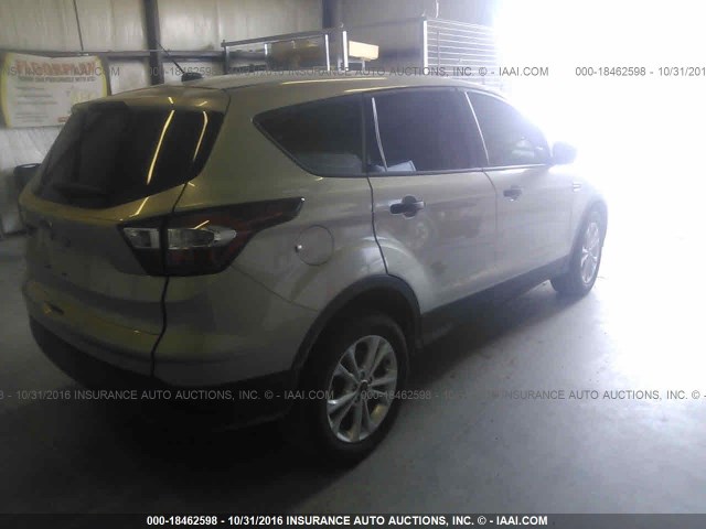 1FMCU0F75HUA81664 - 2017 FORD ESCAPE S GOLD photo 4