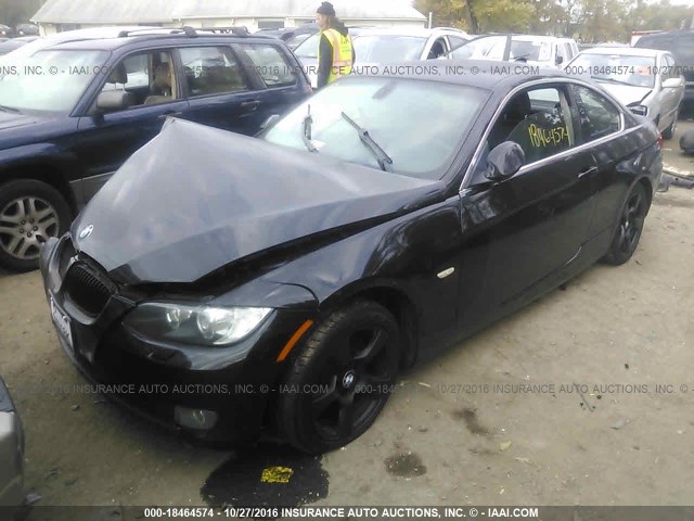 WBAWC33589PU83314 - 2009 BMW 328 XI BLACK photo 2