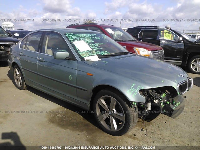 WBAEW53435PN39787 - 2005 BMW 330 XI Light Blue photo 1