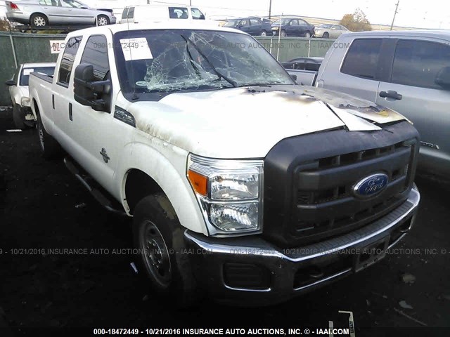 1FT8W3AT6FEB03186 - 2015 FORD F350 SUPER DUTY WHITE photo 1