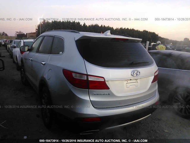 KM8SM4HF8GU154743 - 2016 HYUNDAI SANTA FE SE SILVER photo 3