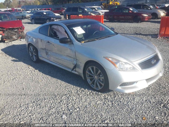 JN1CV6EK7AM100038 - 2010 INFINITI G37 SPORT SILVER photo 1