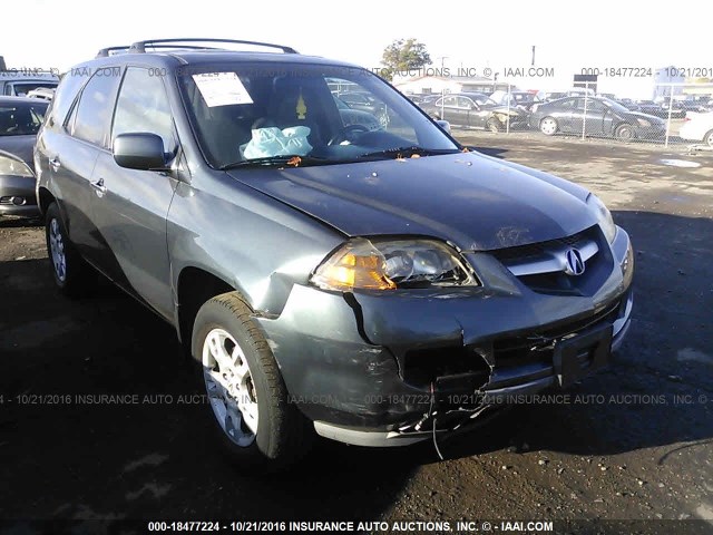 2HNYD18664H525727 - 2004 ACURA MDX TOURING GRAY photo 6