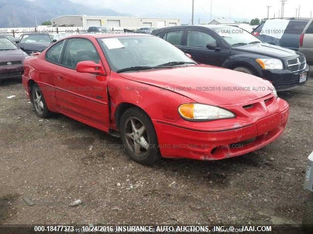 1G2NW12E5XM852631 - 1999 PONTIAC GRAND AM GT RED photo 1