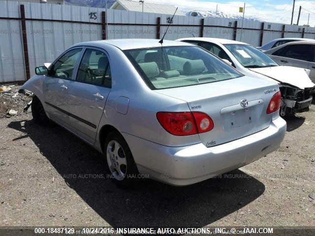 JTDBR32E852062878 - 2005 TOYOTA COROLLA CE/LE SILVER photo 3