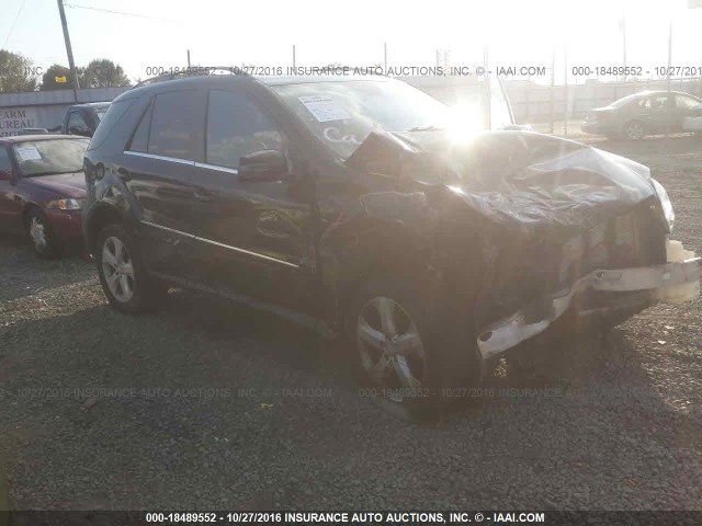 4JGBB2FB5BA736321 - 2011 MERCEDES-BENZ ML 350 BLUETEC BLACK photo 1