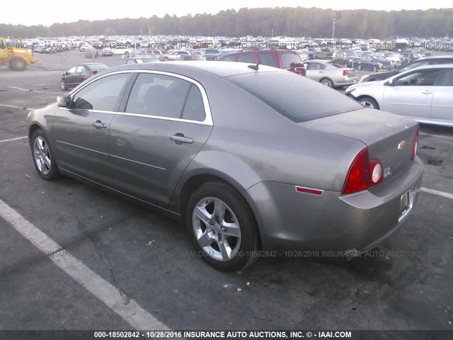 1G1ZB5EB4AF285284 - 2010 CHEVROLET MALIBU LS ნაცრისფერი ფოტო 3