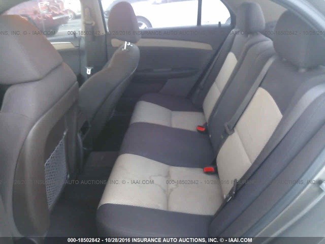 1G1ZB5EB4AF285284 - 2010 CHEVROLET MALIBU LS ნაცრისფერი ფოტო 8