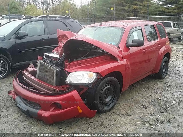 3GNBAADB4AS564002 - 2010 CHEVROLET HHR LS წითელი ფოტო 2