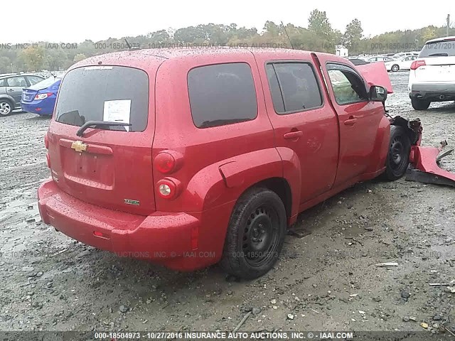 3GNBAADB4AS564002 - 2010 CHEVROLET HHR LS წითელი ფოტო 4