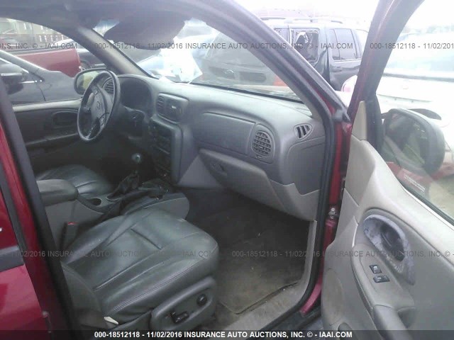 1GNET16S436151881 - 2003 CHEVROLET TRAILBLAZER EXT RED photo 5