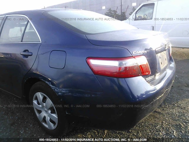 4T1BE46K58U238033 - 2008 TOYOTA CAMRY CE/LE/XLE/SE BLUE photo 6