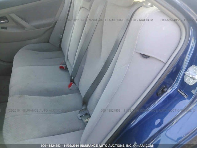 4T1BE46K58U238033 - 2008 TOYOTA CAMRY CE/LE/XLE/SE BLUE photo 8
