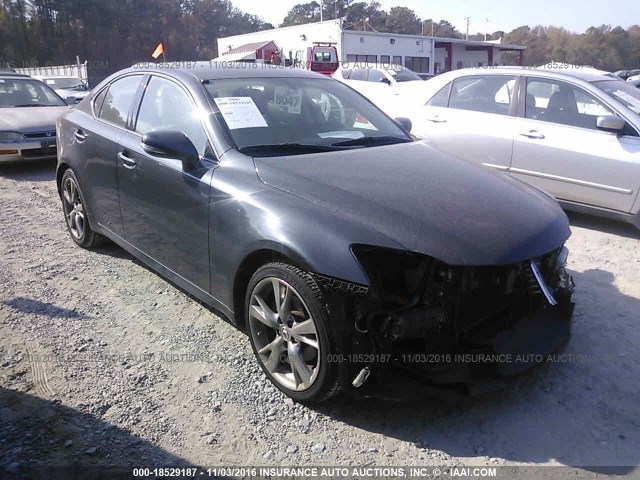 JTHBK262292091652 - 2009 LEXUS IS 250 GRAY photo 1