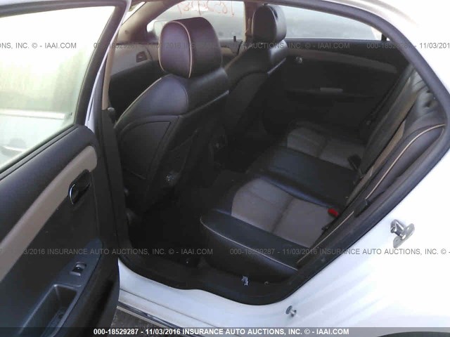 1G1ZK57B29F151320 - 2009 CHEVROLET MALIBU LTZ თეთრი ფოტო 8