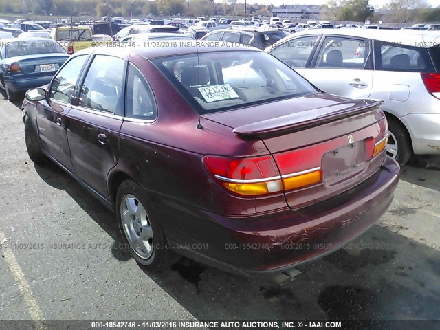 1G8JW52R1YY651530 - 2000 SATURN LS2 MAROON photo 3