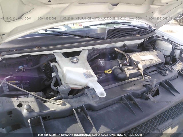 1GCGG25C091119490 - 2009 CHEVROLET EXPRESS G2500  WHITE photo 10