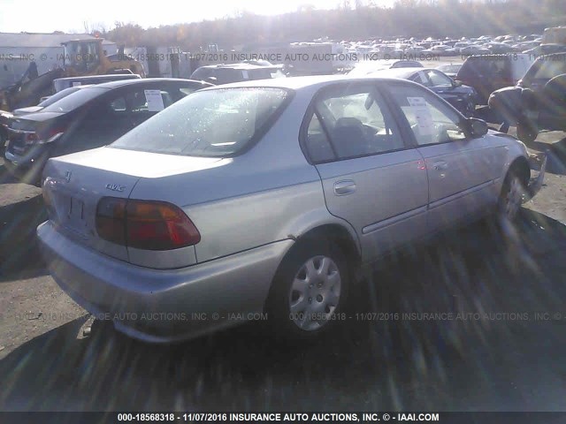 2HGEJ6610YH553083 - 2000 HONDA CIVIC SE SILVER photo 4