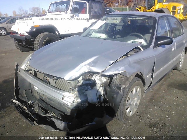 2HGEJ6610YH553083 - 2000 HONDA CIVIC SE SILVER photo 6