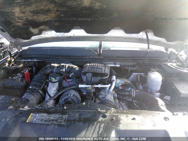 1GT4K1B69AF114631 - 2010 GMC SIERRA K2500 SLT SILVER photo 10